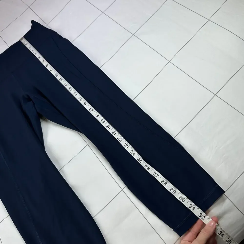 Lululemon Leggings Womens 12 Blue Align High Rise Crop Pockets 23